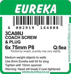 3CA08 - Coach Screw & Plug -3CA08_label_T